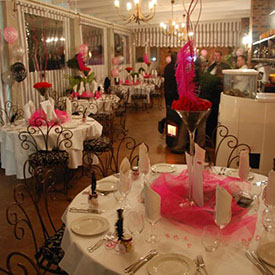 Black Silver & a Touch of Pink 21st Birthday - La Campagnola Bryanston