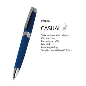 Polo Casual Ballpen - Blue