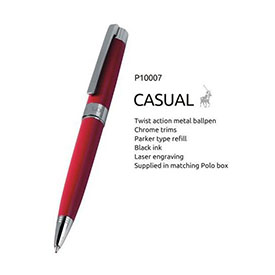 Polo Casual Ballpen - Red