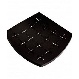 Swarovski Glass Platter with Embedded Crystals